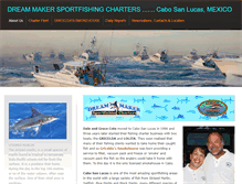 Tablet Screenshot of dreammakercharter.com
